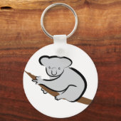 Koala-beer in boom sleutelhanger (Voorkant)