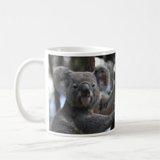 Koala-Beer in de boom Koffiemok (Links)