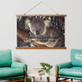 Koala-Beer in een boom Hangend Wandkleed