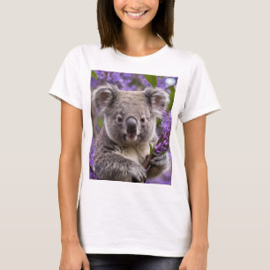 Koala Beer In Jacaranda Boom T-shirt