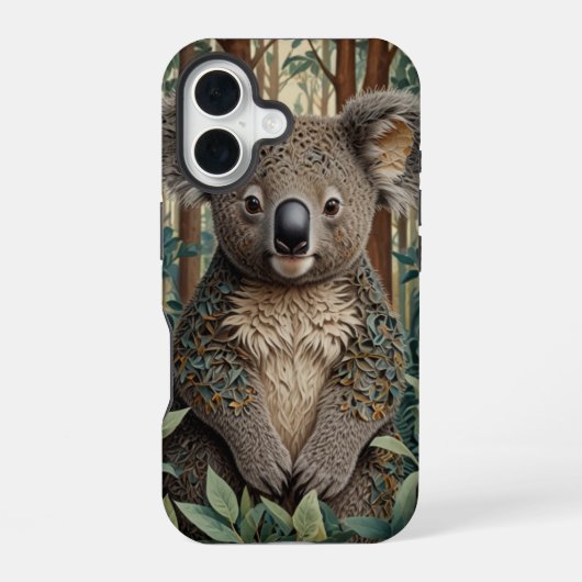 Koala Beer iPhone 16 Hoesje (Achterkant)