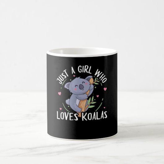 Koala Beer is maar een meisje dat van Koalas houdt Koffiemok (Center)
