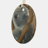 Koala Beer Keramisch Ornament (Links)