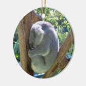 Koala Beer Keramisch Ornament (Links)