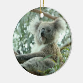 Koala Beer Keramisch Ornament (Links)