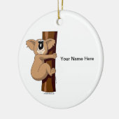 Koala Beer Keramisch Ornament (Links)