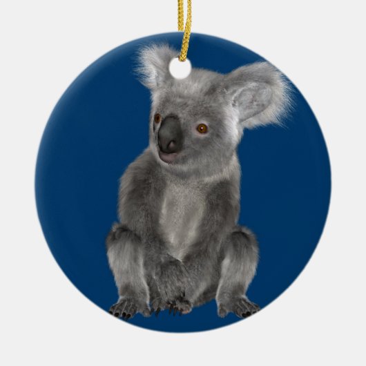 Koala Beer Keramisch Ornament (Voorkant)