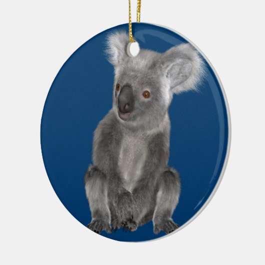 Koala Beer Keramisch Ornament (Links)
