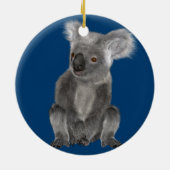 Koala Beer Keramisch Ornament (Achterkant)