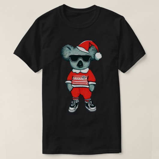 Koala beer Kerst T-shirt (Design voorkant)