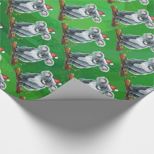 Koala Beer Kerstmis Cadeaupapier (Hoek)