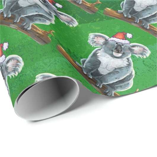 Koala Beer Kerstmis Cadeaupapier (Rol Hoek)