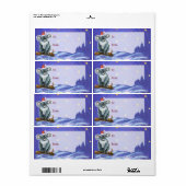 Koala Beer Kerstmis Etiket (Full Sheet)