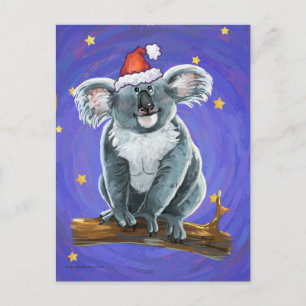Koala Beer Kerstmis Feestdagenkaart