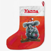 Koala Beer Kerstmis Grote Kerstsok (Achterkant)