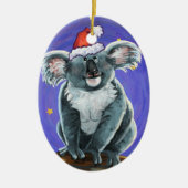 Koala Beer Kerstmis Keramisch Ornament (Voorkant)