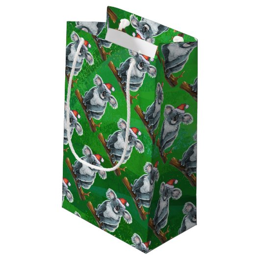 Koala Beer Kerstmis Klein Cadeauzakje (Achterkant Gekanteld)