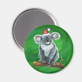 Koala Beer Kerstmis Magneet (Voorkant / Achterkant)