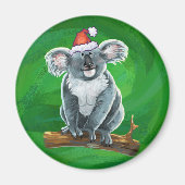Koala Beer Kerstmis Magneet (Voorkant)