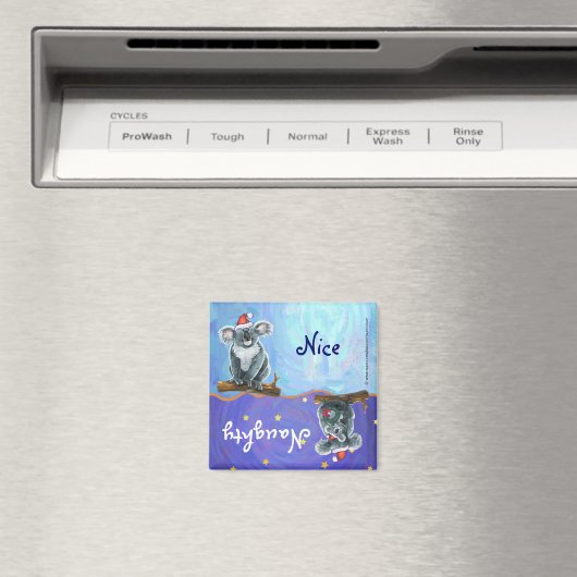 Koala Beer Kerstmis Magneet (Insitu (Vaatwasser))