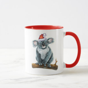 Koala Beer Kerstmis Mok
