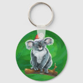 Koala Beer Kerstmis Sleutelhanger (Voorkant)