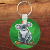 Koala Beer Kerstmis Sleutelhanger (Voorkant)