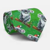 Koala Beer Kerstmis Stropdas (Opgerold)