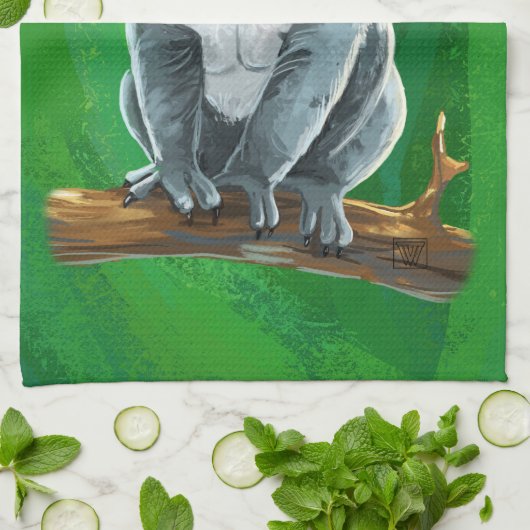 Koala Beer Kerstmis Theedoek (Gevouwen)