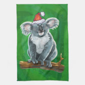 Koala Beer Kerstmis Theedoek (Verticaal)