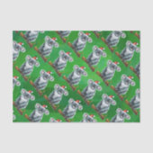 Koala Beer Kerstmis Tissuepapier (Voorkant)