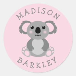 Koala Beer Kind Cute Envelope Seal Sticker