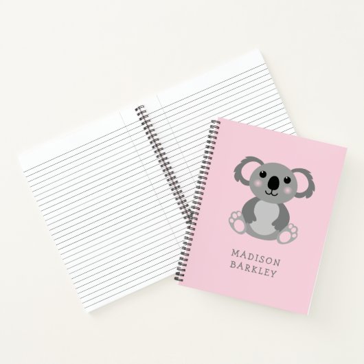 Koala Beer Kind Cute Notitieboek (Binnen)
