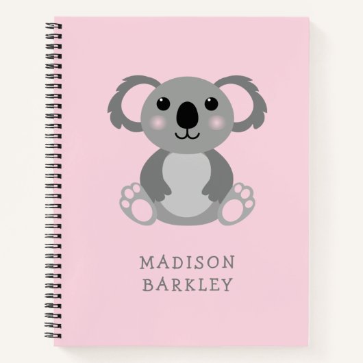 Koala Beer Kind Is Schattig Notitieboek (Voorkant)