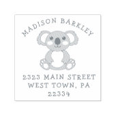 Koala Beer Kind leuke retour adres stempel (Design)