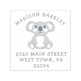 Koala Beer Kind leuke retour adres stempel