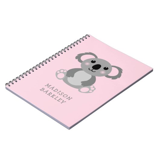 Koala Beer Kind Notitieboek (Linkerzijde)