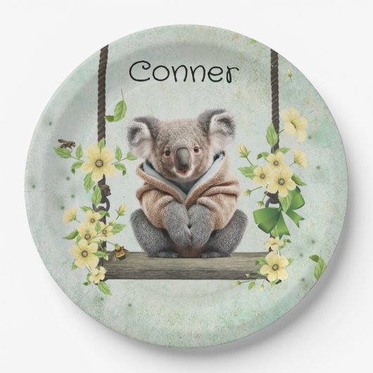 Koala Beer Kinder Bord papier (Voorkant)