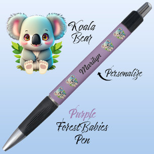 Koala Beer, kleurrijke Paarse, Schattigee bosbeest Pen