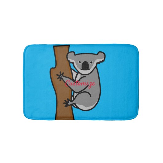 Koala Beer Klimaatboom Thunder_Cove Badmat (Voorkant)