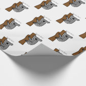 Koala Beer Klimaatboom Thunder_Cove Cadeaupapier (Hoek)