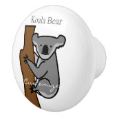 Koala Beer Klimaatboom Thunder_Cove Keramische Knop (Rechts)