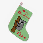 Koala Beer Klimaatboom Thunder_Cove Kleine Kerstsok (Voorkant (Hangend))