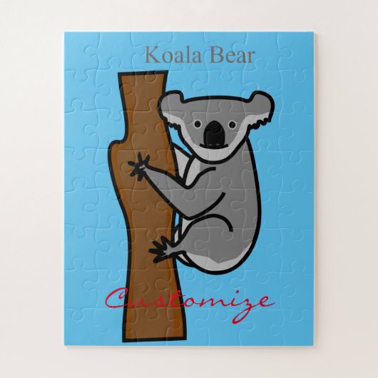 Koala Beer Klimaatboom Thunder_Cove Legpuzzel (Verticaal)