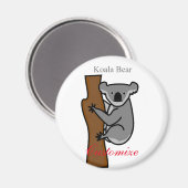 Koala Beer Klimaatboom Thunder_Cove Magneet (Voorkant / Achterkant)