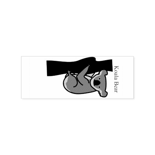 Koala Beer Klimaatboom Thunder_Cove Rubberstempel (Afrduk)