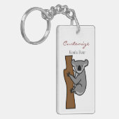 Koala Beer Klimaatboom Thunder_Cove Sleutelhanger (Voorkant Links)