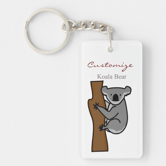 Koala Beer Klimaatboom Thunder_Cove Sleutelhanger (Voorkant)