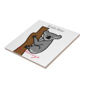 Koala Beer Klimaatboom Thunder_Cove Tegeltje (Zijkant)