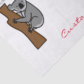 Koala Beer Klimaatboom Thunder_Cove Tissuepapier (Detail)